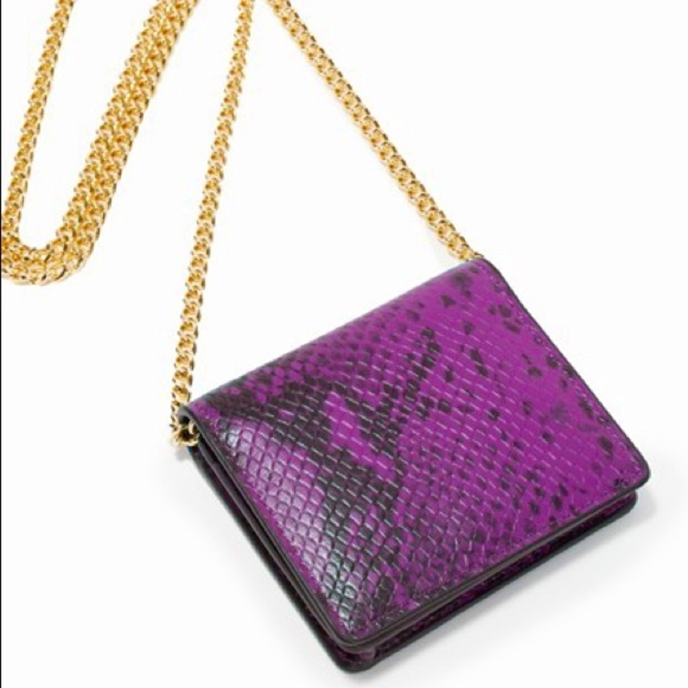 FRENCH CONNECTION Ines Python Card Holder